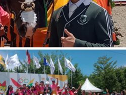 Sempat Terjatuh, Atlet Berkuda Sumut Raih Emas
