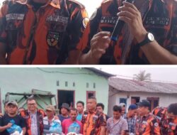PP Deliserdang Bantu Korban Rob dan Angin Puting Beliung