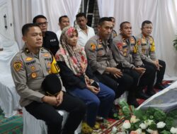 Kapolrestabes Medan Melayat Wakapolsek Medan Timur