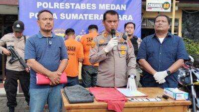Coba Melarikan Diri, Dua Maling Sepeda Motor Ditembak