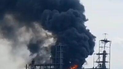 Pabrik PT Musim Mas di  KIM2 Terbakar