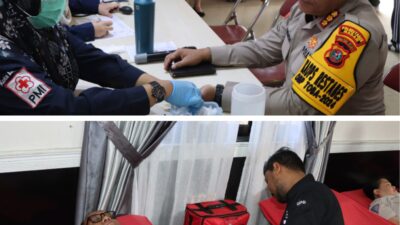 Kapolrestabes Medan Donor Darah