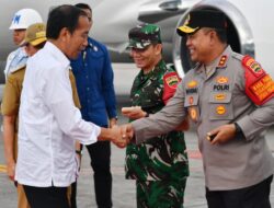 Kapoldasu  Dampingi Kunker Presiden Jokowi Resmikan Beberapa Proyek Strategis Nasional