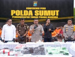 Poldasu Amankan Ratusan Kg Sabu dan Puluhan Ribu Ekstasi