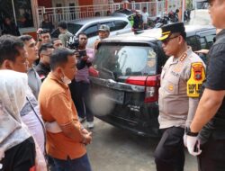 Gorok Leher Pengemudi Taksi Online, Begal Ditangkap Reskrim Polrestabes Medan