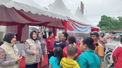 Polrestabes Medan Dirikan Posko Kesehatan Bencana Banjir