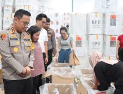 Kapolresta Deliserdang Cek Gudang Logistik KPU
