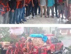 Junaidi dan Asri Ludin Tambunan Bantu Korban Banjir Bandang di Sibolangit