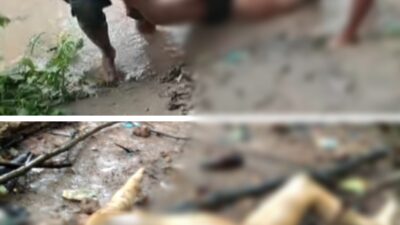 Lagi Banjir, 2 Pria yang Memancing di Sungai Denai Hanyut