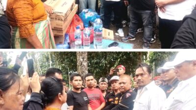 GRIB Jaya Sumut Bantu Korban Tanah Longsor di Sibolangit
