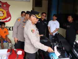 Dua Begal Ditangkap Polsek Medan Helvetia, Satu Ditembak