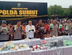 Dalam Sepekan, Poldasu Tangkap Ratusan  Tersangka Narkoba