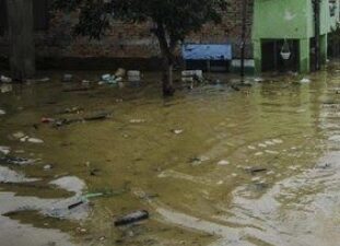 Ratusan Rumah Terendam Banjir di Medan