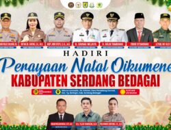 Pemkab Sergai Laksanakan Natal Oikumene