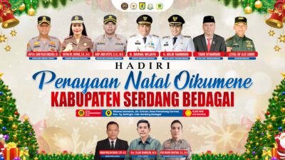 Pemkab Sergai Laksanakan Natal Oikumene