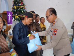 Kapolrestabes Medan Bantu Jemaat GKJ di Percut Sei Tuan