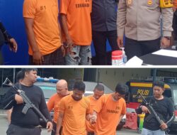Polrestabes Medan Tangkap 4 Tersangka Curanmor, 2 Ditembak