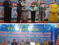 Pj Gubsu Hadiri Perayaan Natal PWI Sumut 2024