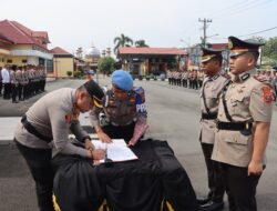 Kasat Lantas Polresta Deli Serdang Disertijab
