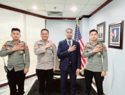 Patroli Polrestabes Medan Sambangi Konsulat AS