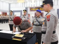 Kapoldasu Pimpin Sertijab Dirreskrimsus dan Kapolres Dairi