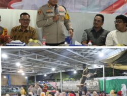 Kapolrestabes Medan Sapa Warga Sunggal di Warkop Jadi Raya Tadi Malam