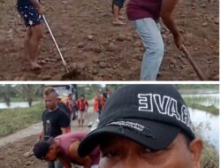 PP Ranting Desa Tanjung Rejo Perbaiki Jalan Rusak