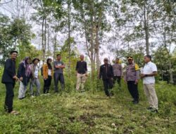 Dukung Program Presiden, Polres Pakpak Bharat Cek Lahan Penanaman Bibit Jagung Serentak