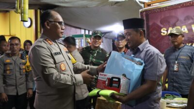 Kapolrestabes Medan Sapa Warga Glugur Kota