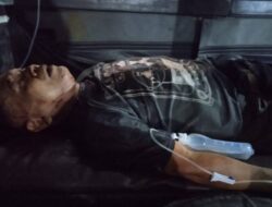 Diduga Dibegal, Seorang Pria Kritis Ditikam di Leher