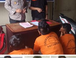 Polsek Patumbak Ringkus Tiga Maling Kereta