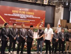 KPU Sumut Tetapkan Bobby-Surya Sebagai Gubsu dan Wagubsu