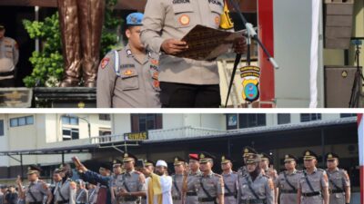 Kapolrestabes Medan Pimpin Sertijab Sejumlah PJU dan Kapolsek
