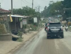 Akibat Galian C, Jalan Panei Tongah, Simalungun Licin