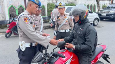 Satlantas Polrestabes Medan Keluarkan 2.675 Surat Teguran