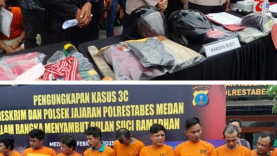 Sepekan, Polrestabes Medan Amankan 39 Tersangka Curas, Curat dan Curanmor