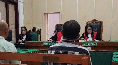 Mantan Kadis Kominfo Taput dan PPK Jalani Sidang di Pengadilan Tipikor Medan