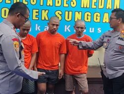 Polsek Sunggal Tembak Pelaku Curanmor dan Penadahnya