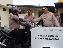 Bantu Salurkan Bansos, Kapolrestabes Medan Luncurkan Kereta Senyum
