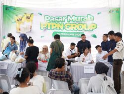 Jaga Ketersediaan dan Stabilkan Harga Pangan Pokok Masyarakat, PTPN IV PalmCo Gelar Operasi Pasar