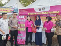 Pendekatan Religius Polri Dukung Bazar Kuliner UMKM Ramadhan di Sergai