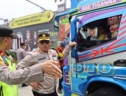 Kombes Gidion Cek Pos Pelayanan Pancur Baru dan  Pos PAM Tuntungan