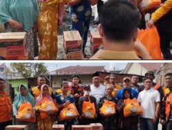 Anggota DPRD Deliserdang, Junaidi Bantu Warga Korban Kebakaran