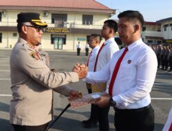 56 Personel Polrestabes Medan Terima Penghargaan