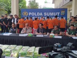 Delapan Pengedar dan Kurir Narkoba Ditangkap Polrestabes Medan