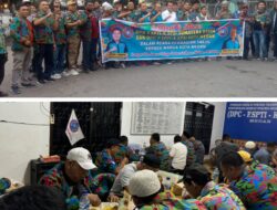 F.SPTI-K SPSI Kota Medan Berbagi Takjil dan Bukber