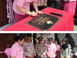 Ny. Luciana Gidion Resmikan Renovasi Sekolah TK Kemala Bhayangkari dan Serahkan Batuan