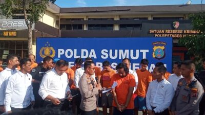 Begal Ngaku Polisi Ditangkap Satreskrim Polrestabes Medan