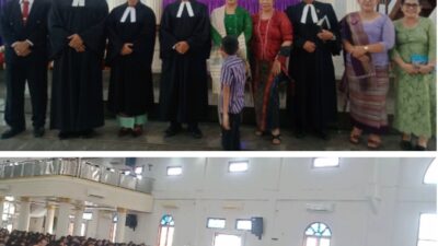 HKBP Pardamean Medan Berangkatkan dan Kukuhkan Pendeta