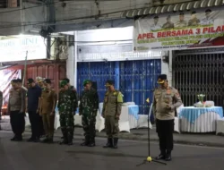 Kapolrestabes Medan Pimpin Apel 3 Pilar Posko Anti Tawuran